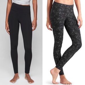 Two Pairs of Athleta Chaturunga Leggings Tights